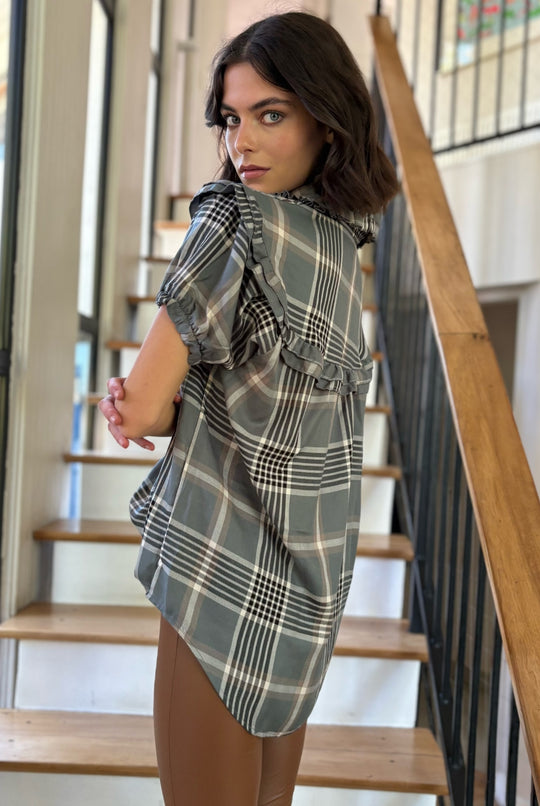 PRE VENTA Blusa Eleonor Cuadrille GREEN