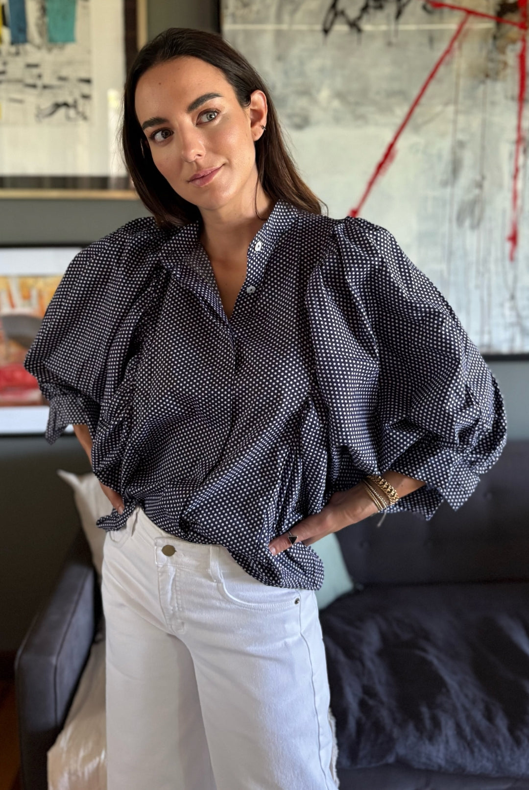 Blusa Small Dots BLACK