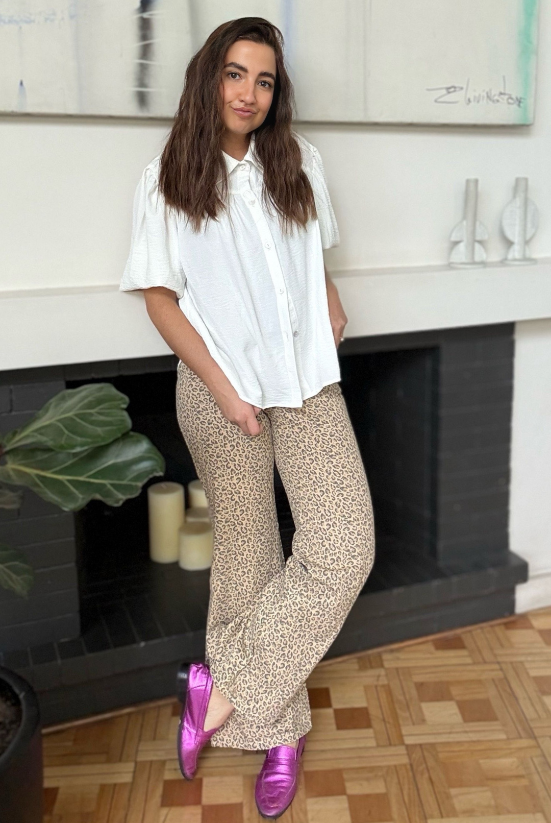 Sample Sale - Pantalón Leopard Camel