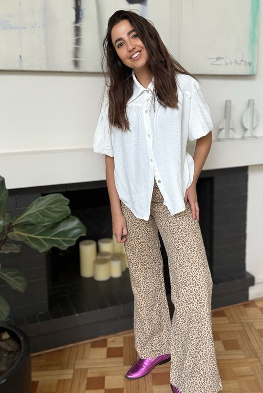 Sample Sale - Pantalón Leopard Camel
