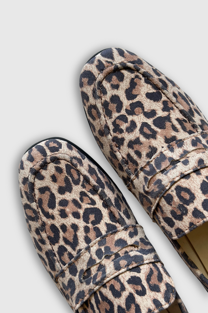Mocasín Walk Perfect Leopard / Cuero