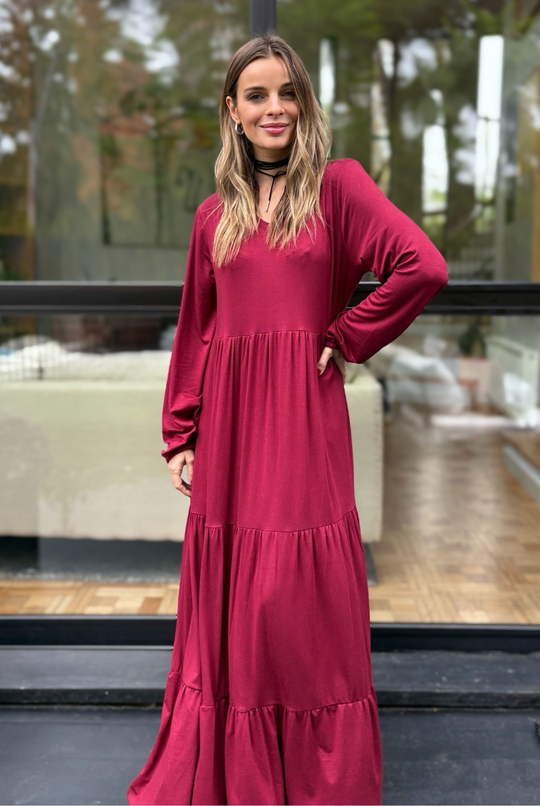 PRE VENTA VESTIDO BRETAÑA RED