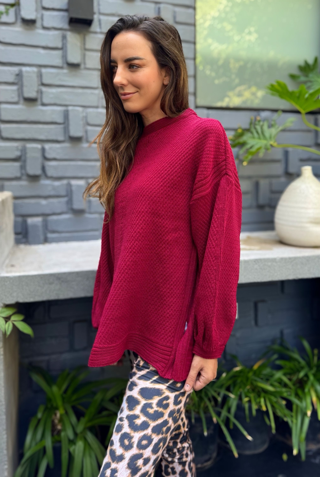 Sweater Lilian Burgundy