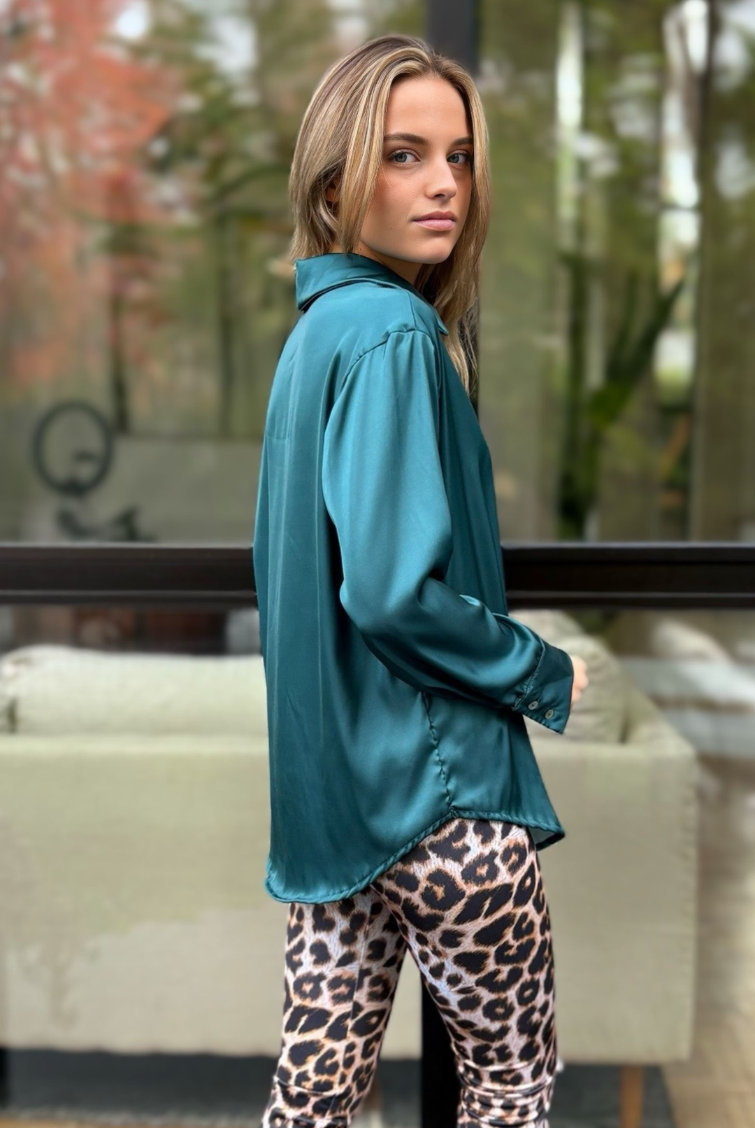 Blusa Segovia Petróleo