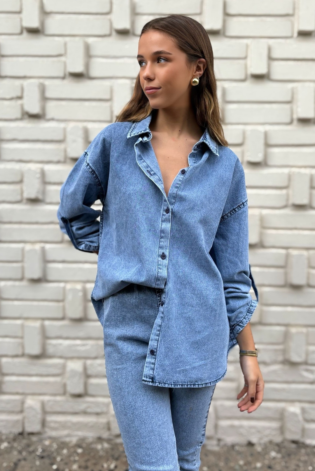 Camisa Benet Sky Blue