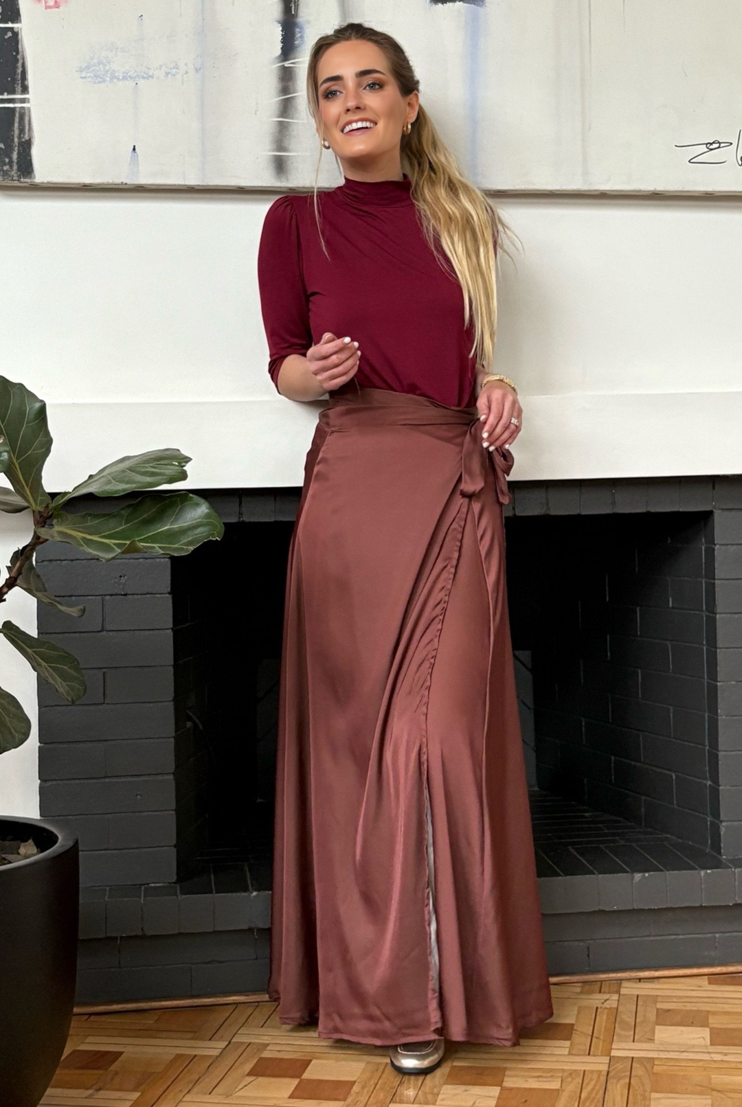 Pollera Envolvente Brown