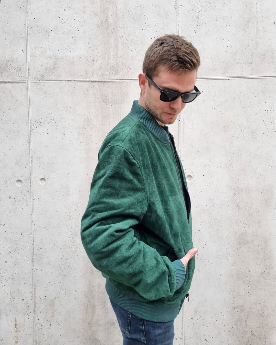 Bomber Jacket Gamuza