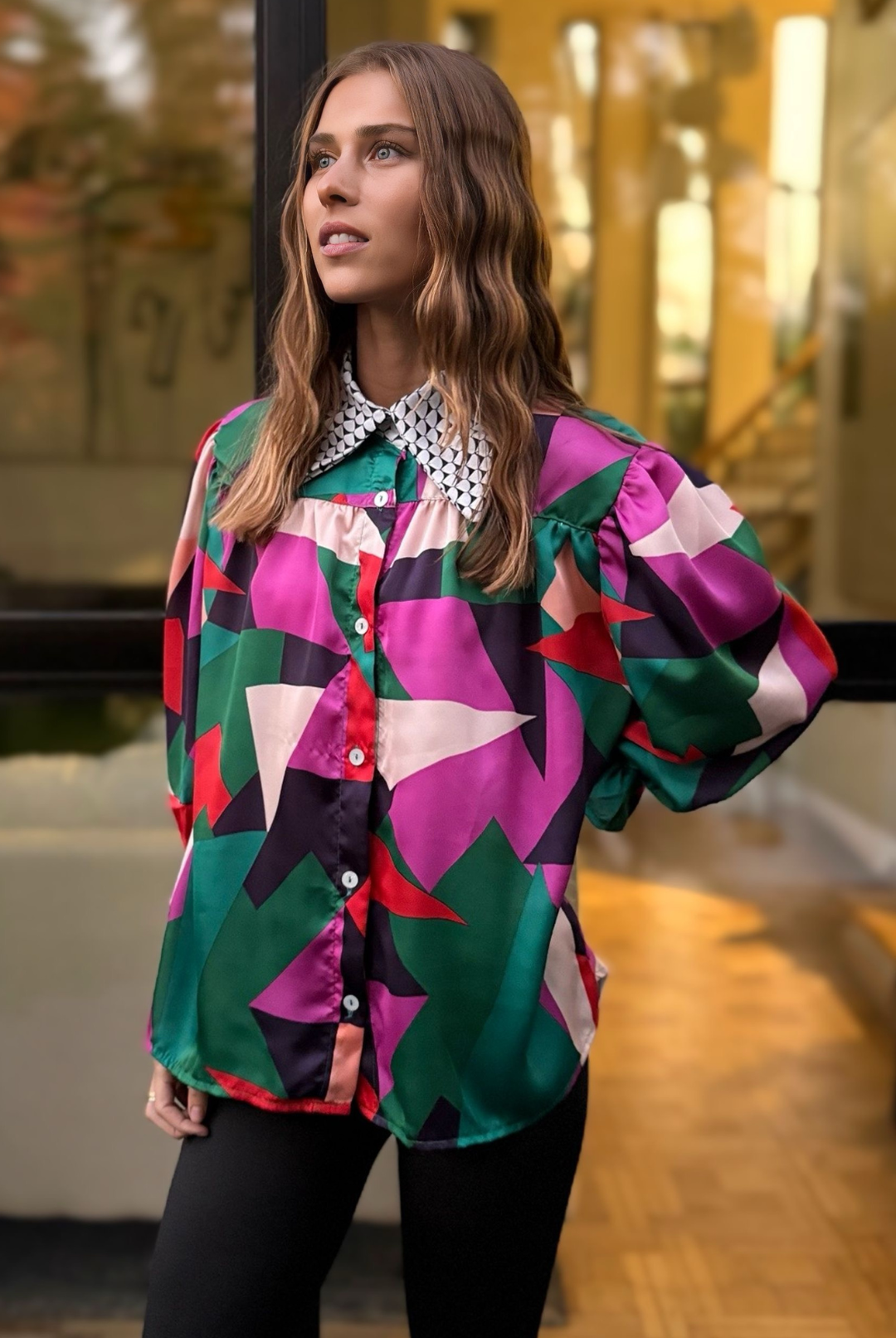 Blusa Rafaela Geometric