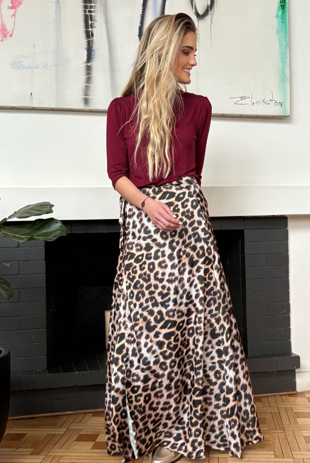 Pollera Envolvente Leopard