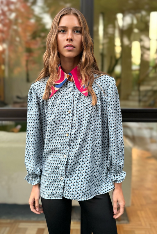 Blusa Rafaela Sky Blue