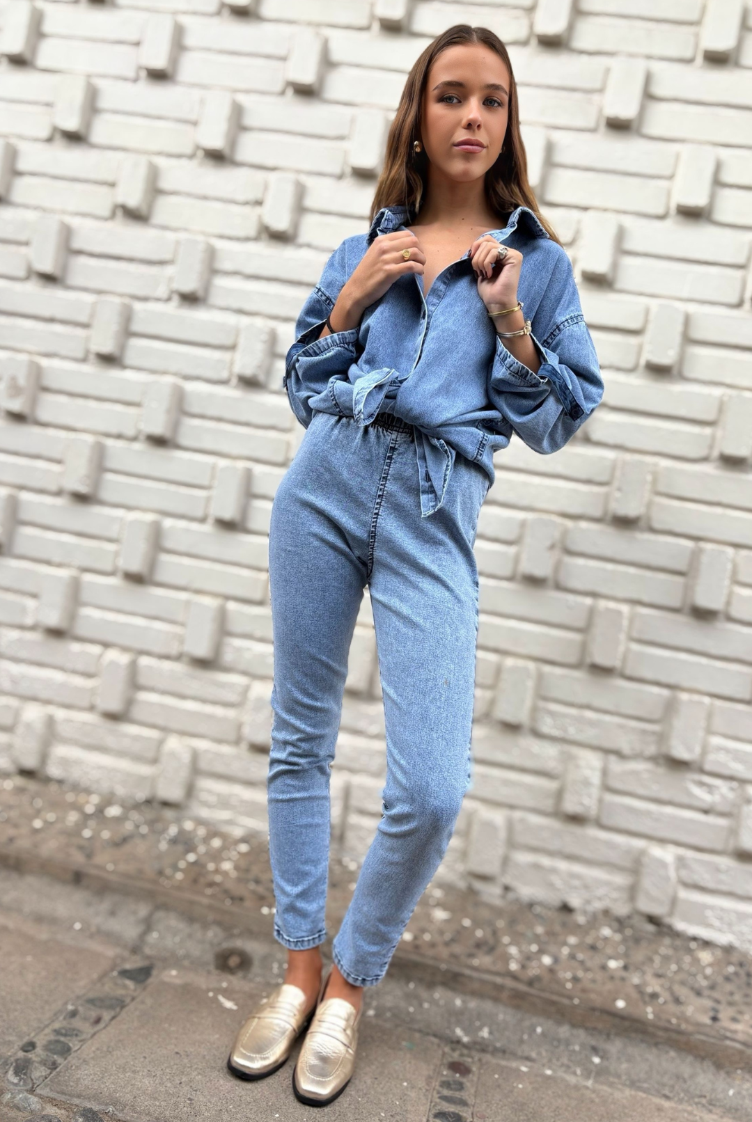 Camisa Benet Sky Blue