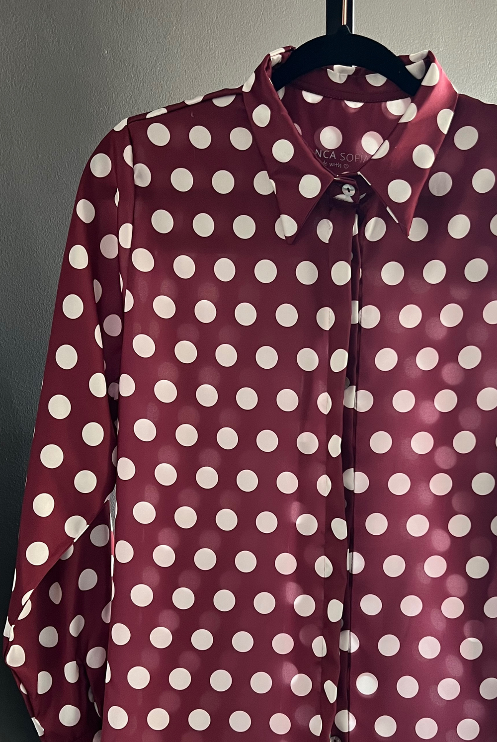 Blusa Circle Burgundy