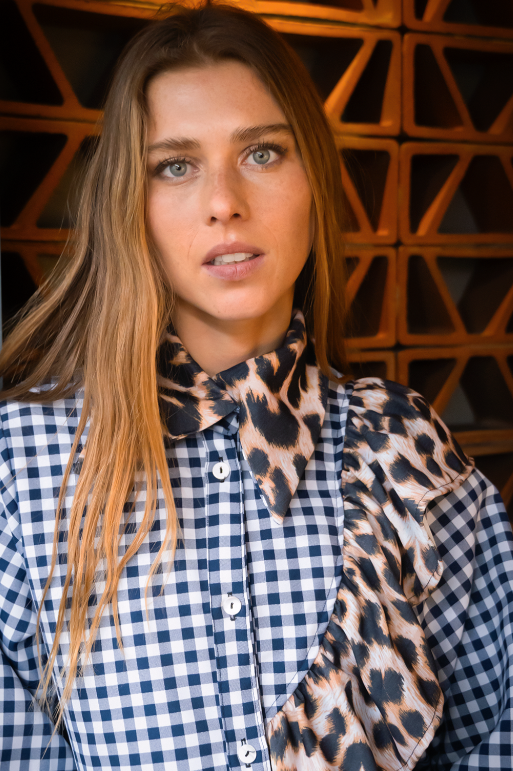 PREVENTA Blusa Edimburgo Blue Leopard