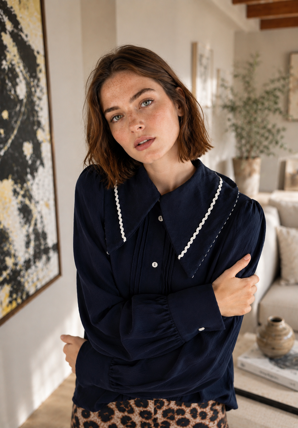 Blusa Queen Elisa Blue