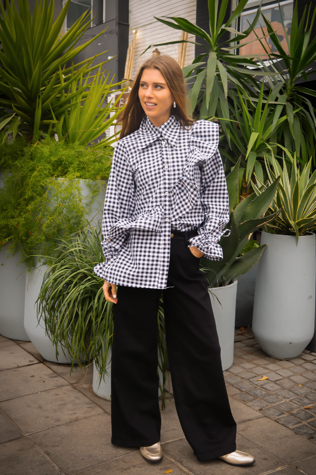 PREVENTA Blusa Edimburgo black