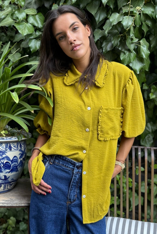 Blusa Málaga GREEN MUSTARD