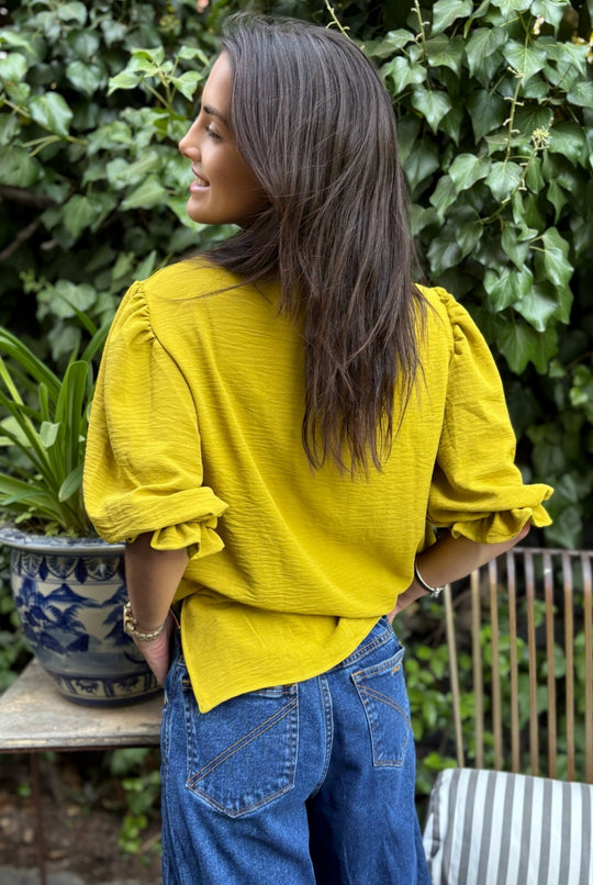 Blusa Málaga GREEN MUSTARD