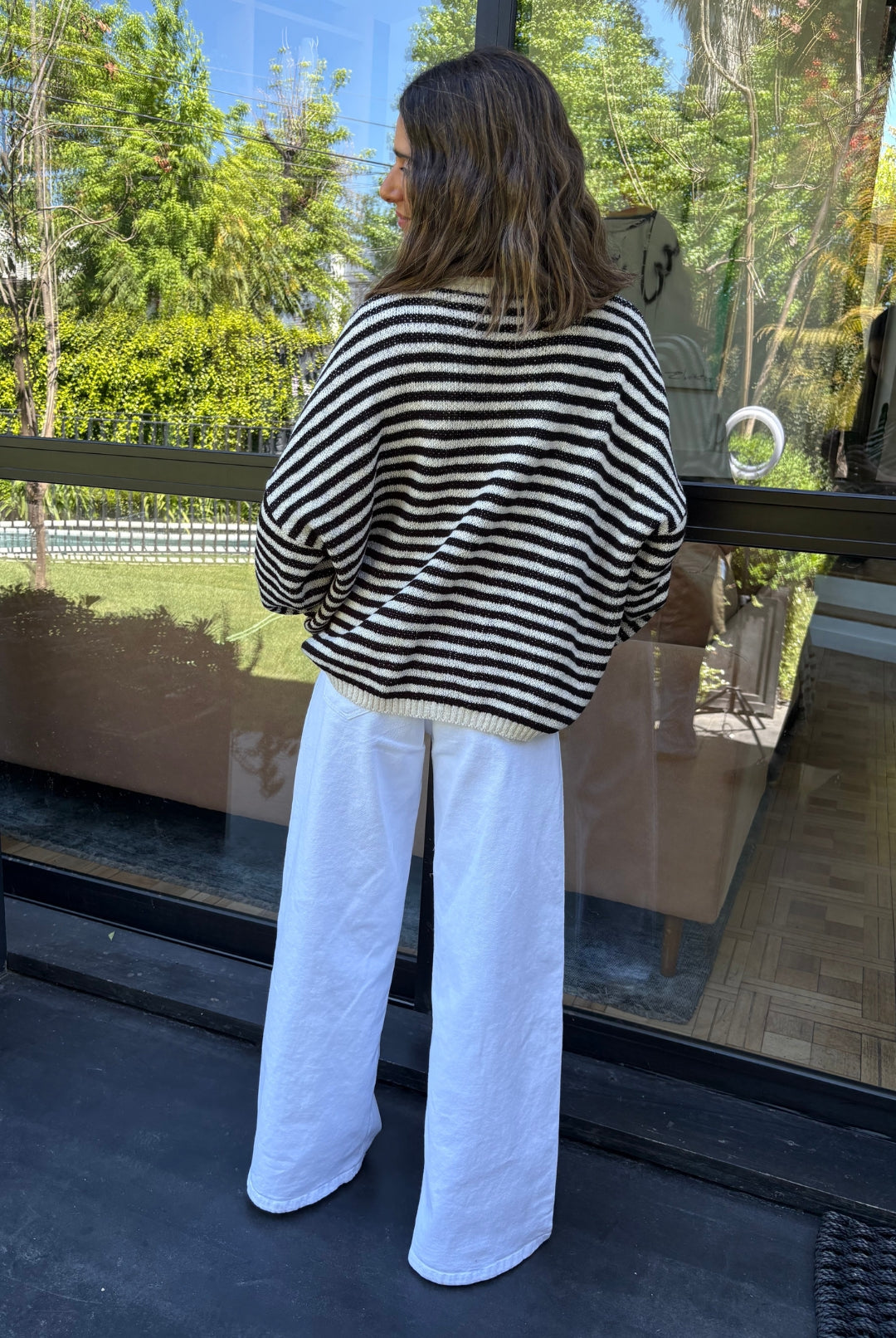 PRE VENTA SWEATER RAYADO BLANCA SOFIA
