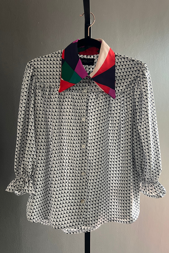 Blusa Rafaela White/Black