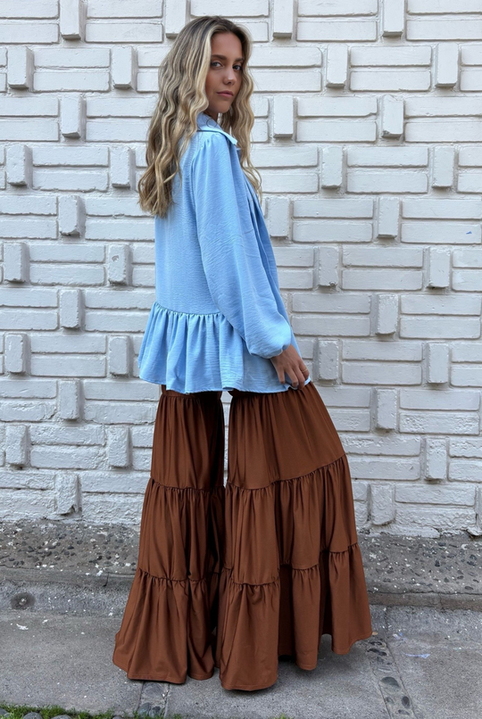 Blusa Gardenia Sky Blue