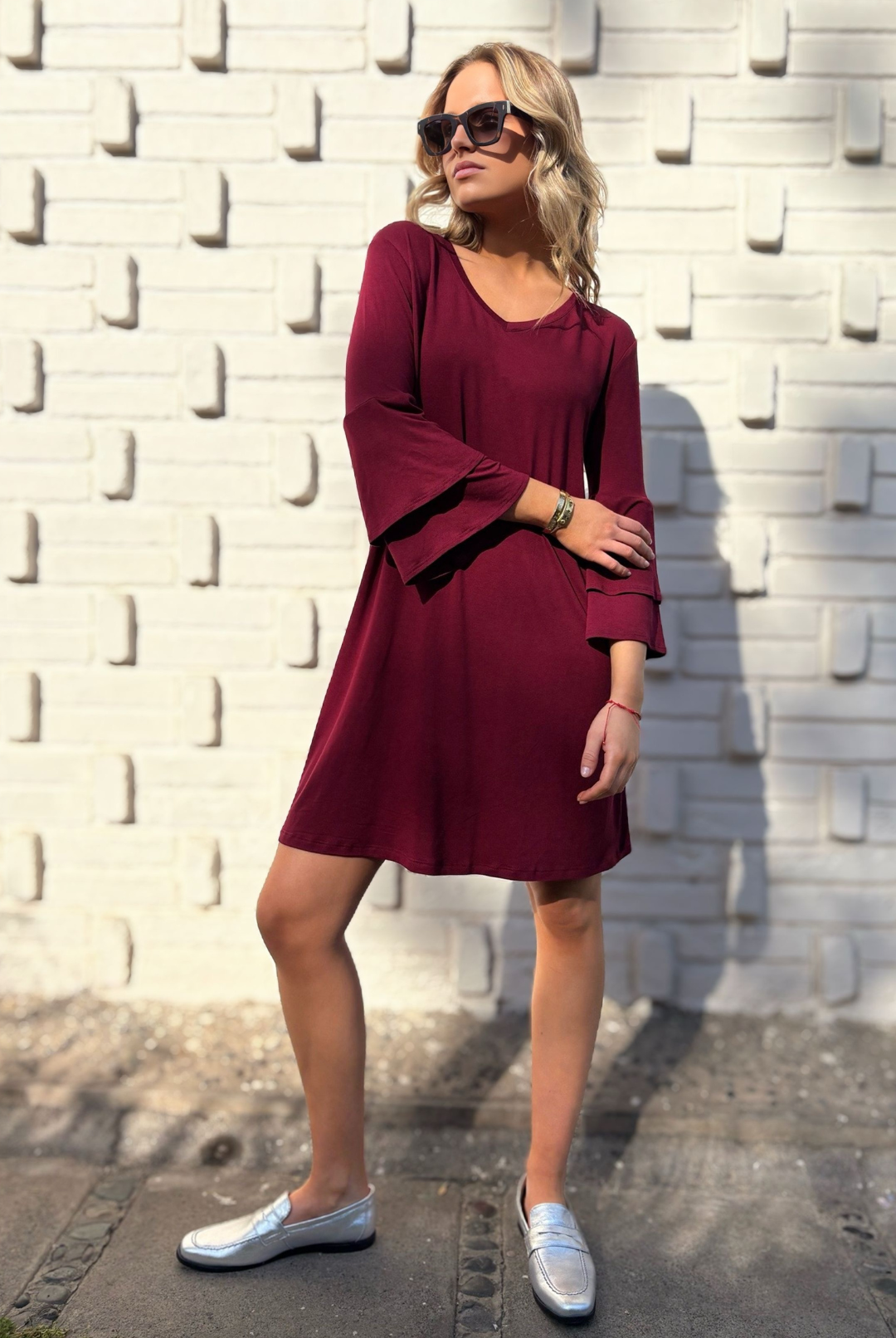 Vestido Alondra Burgundy