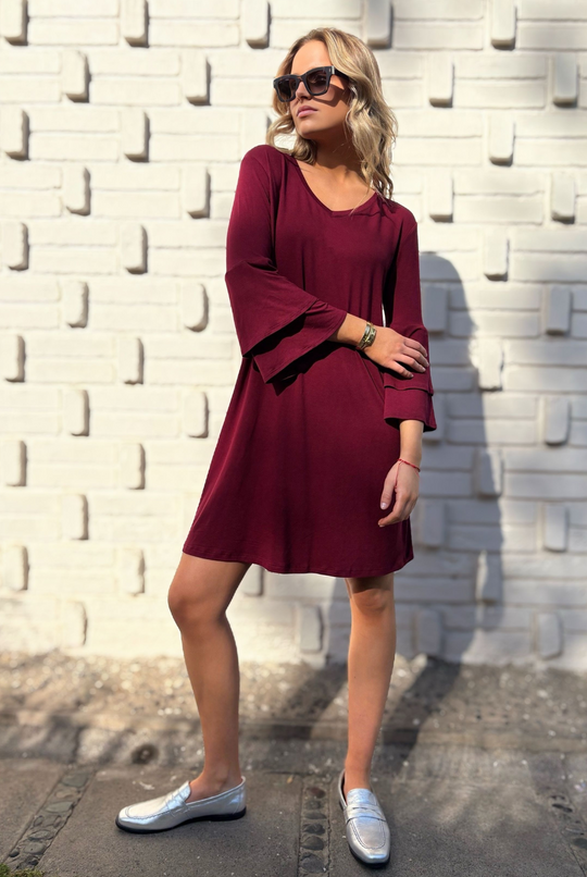 Vestido Alondra Burgundy