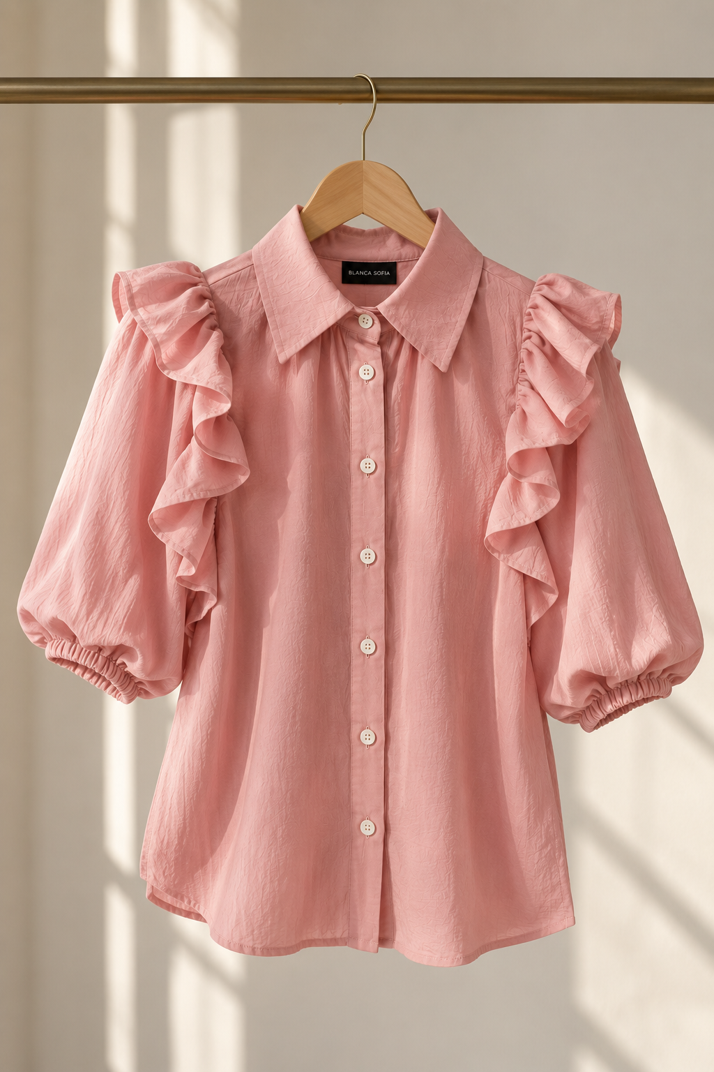 Blusa Amanda doble vuelo pink