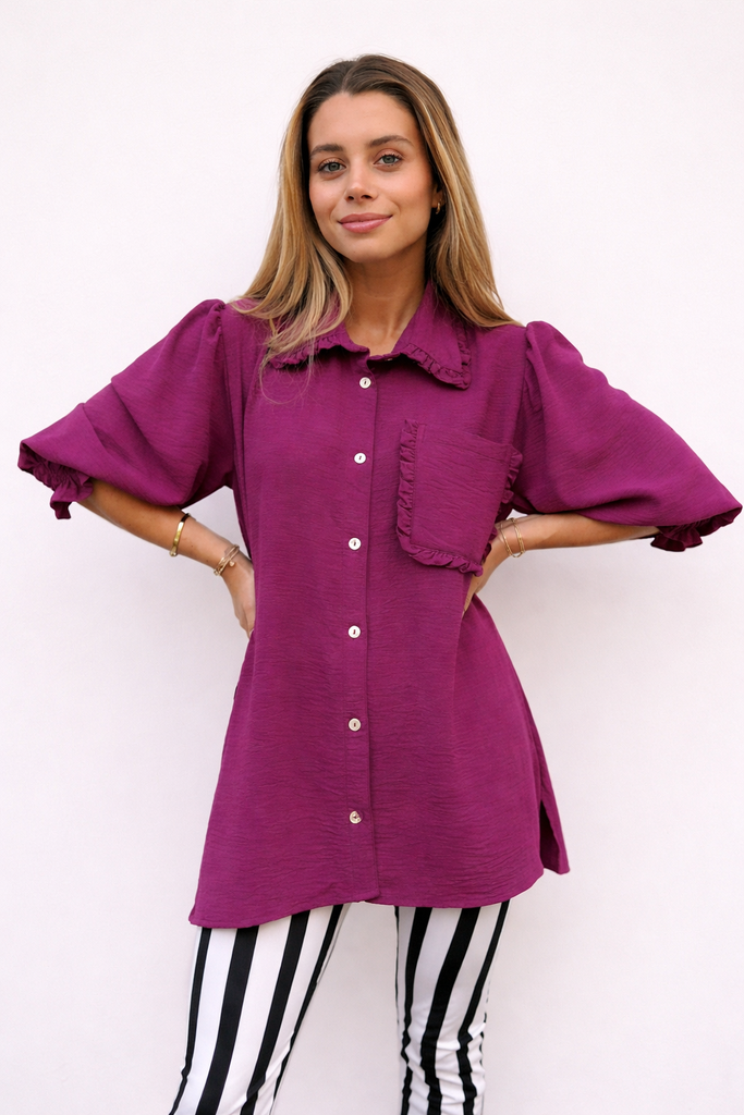 Blusa Málaga Magenta