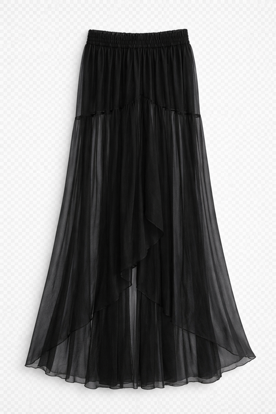 Pollera Merlot Negro