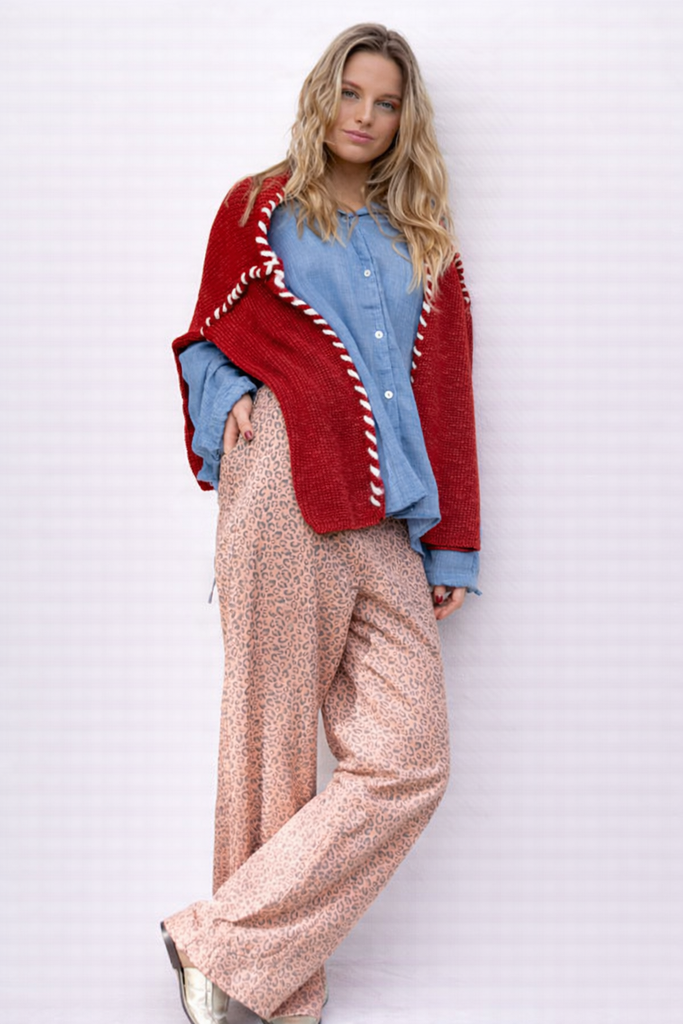 Pantalón Leopardo Peach Pink SAMPLE SALE