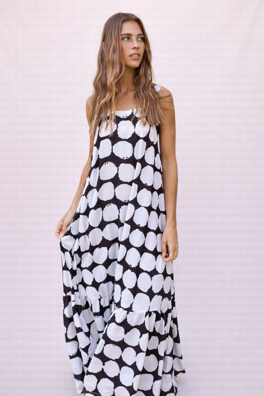 Vestido Colmar BLACK/WHITE