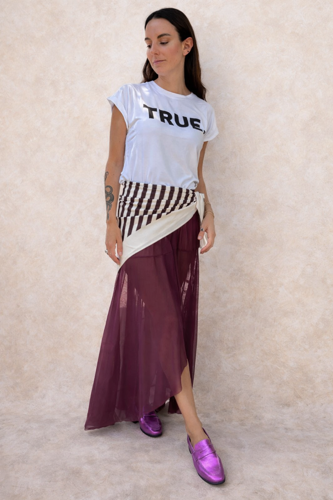 Pollera Merlot Burgundy