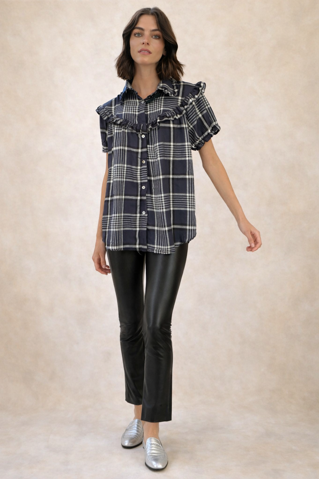 Leggings Cuerina BLACK