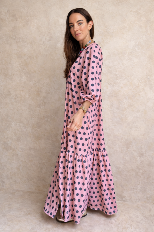 VESTIDO PARADISE PINK CIRCLE