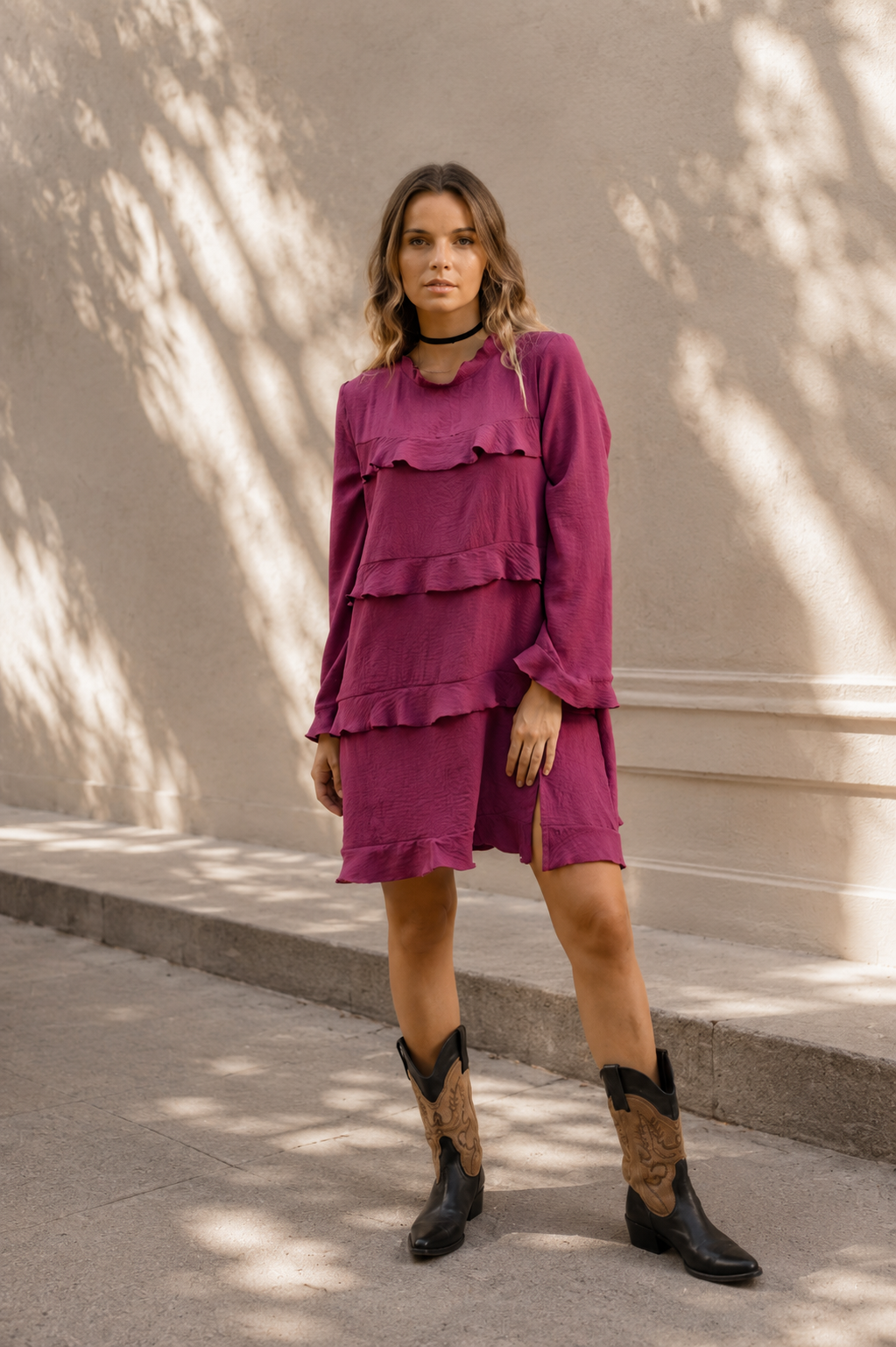 Vestido Roma Atemporal Magenta