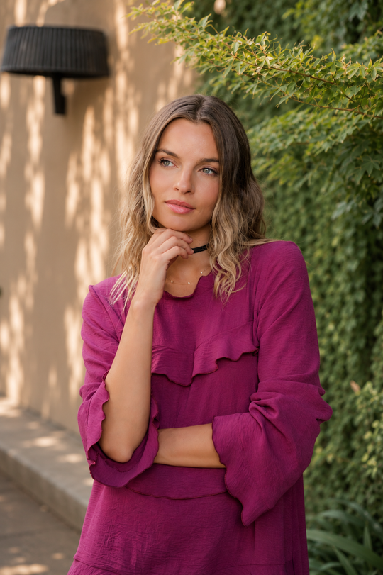 Vestido Roma Atemporal Magenta