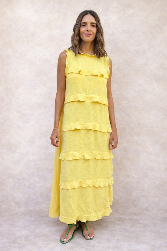 PREVENTA VESTIDO ROMA YELLOW