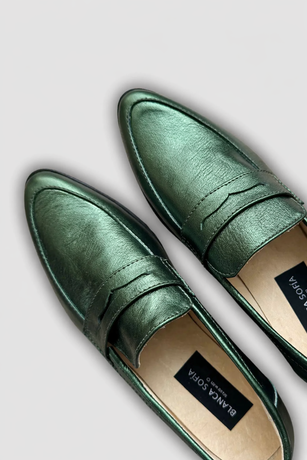 Mocasín Maia Dark Green / Cuero