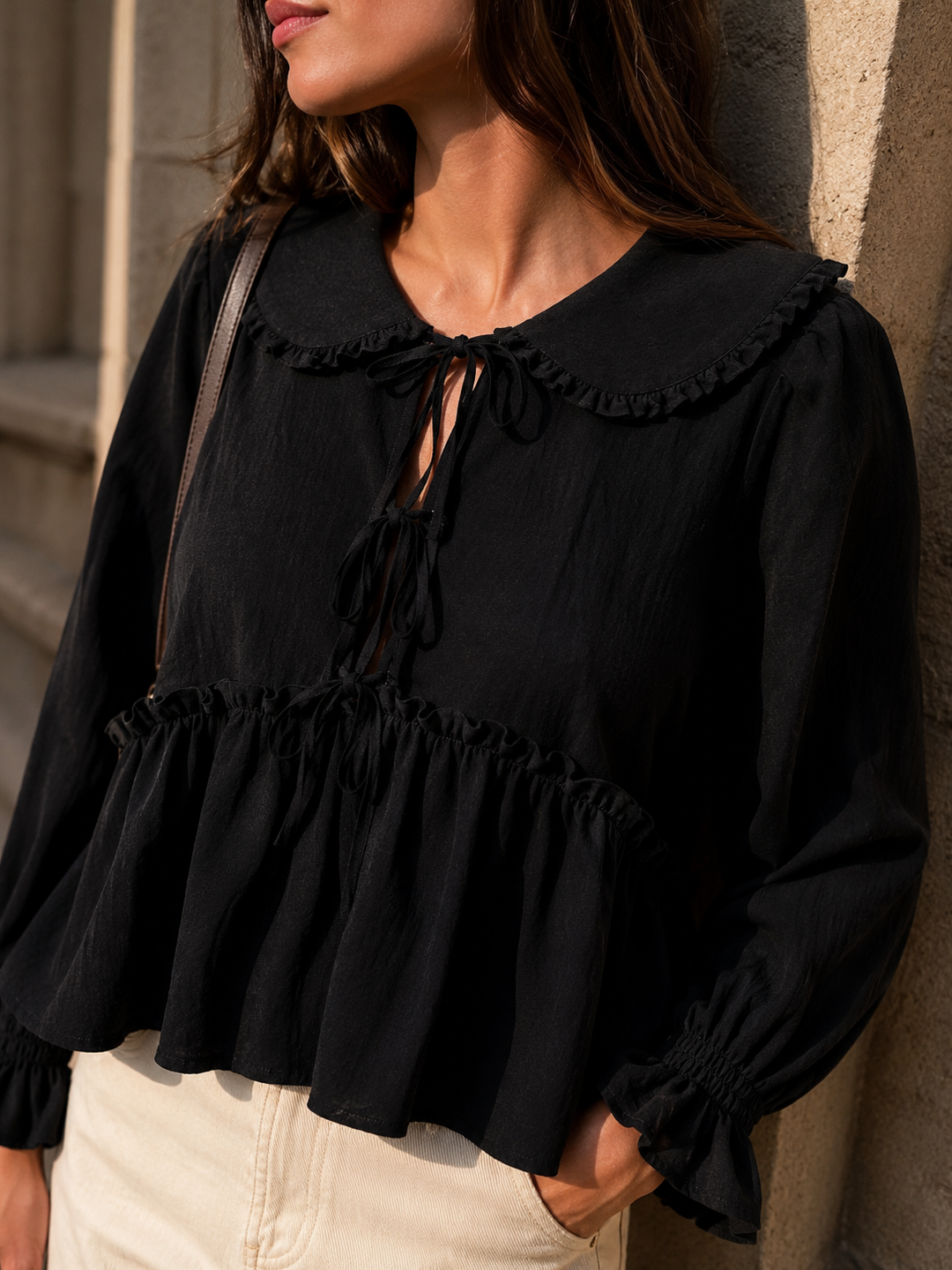 Blusa Maria Antonieta Black