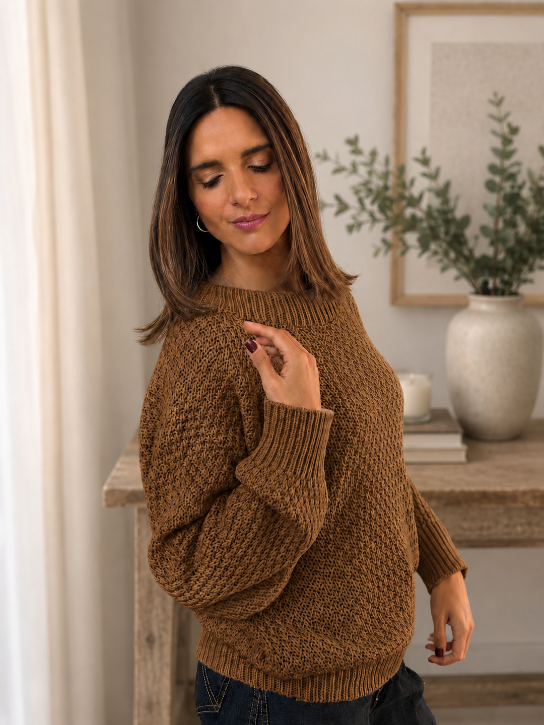 Sweater Just Basic BS brown