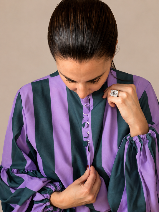 Blusa Bolonia Green purple