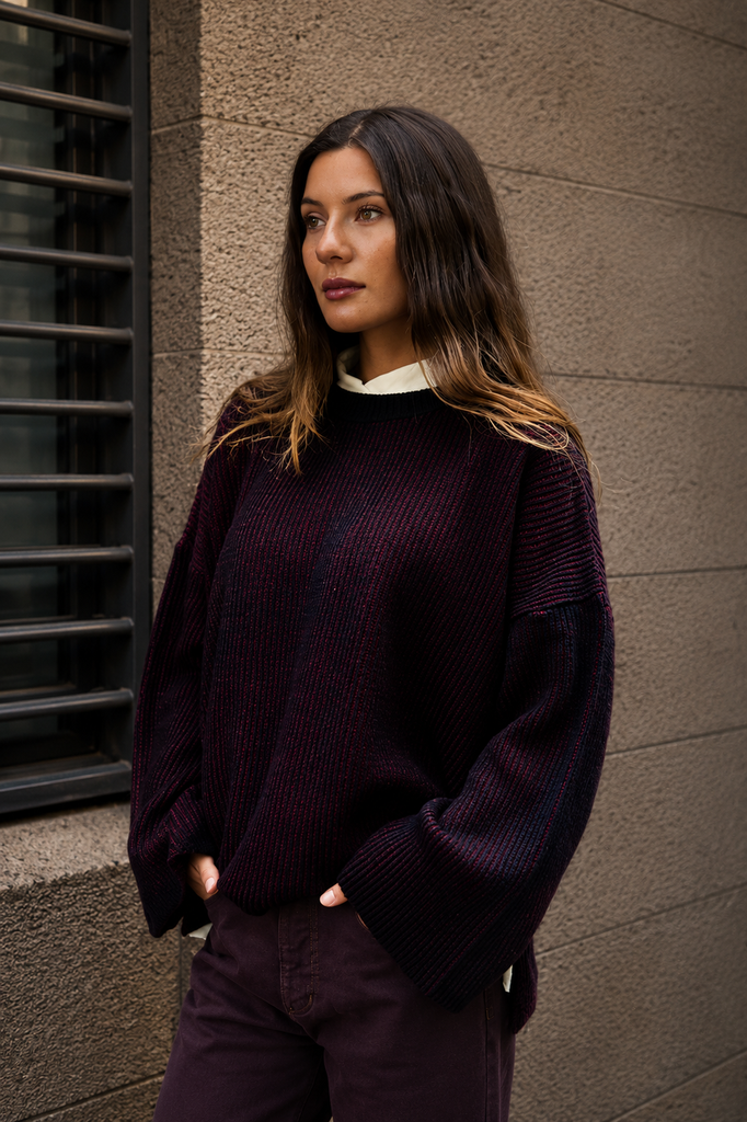 Sweater Siena Ciruela
