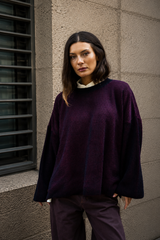 Sweater Siena Ciruela
