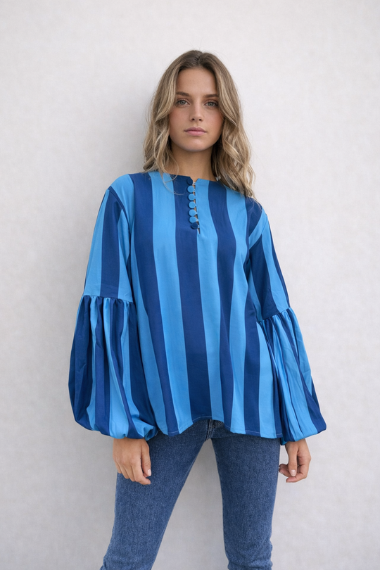 BLUSA BOLONIA BLUE