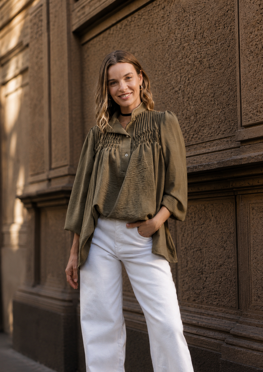 Blusa Fiorenze Oliva