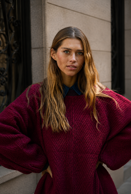 Sweater Lilian Ciruela