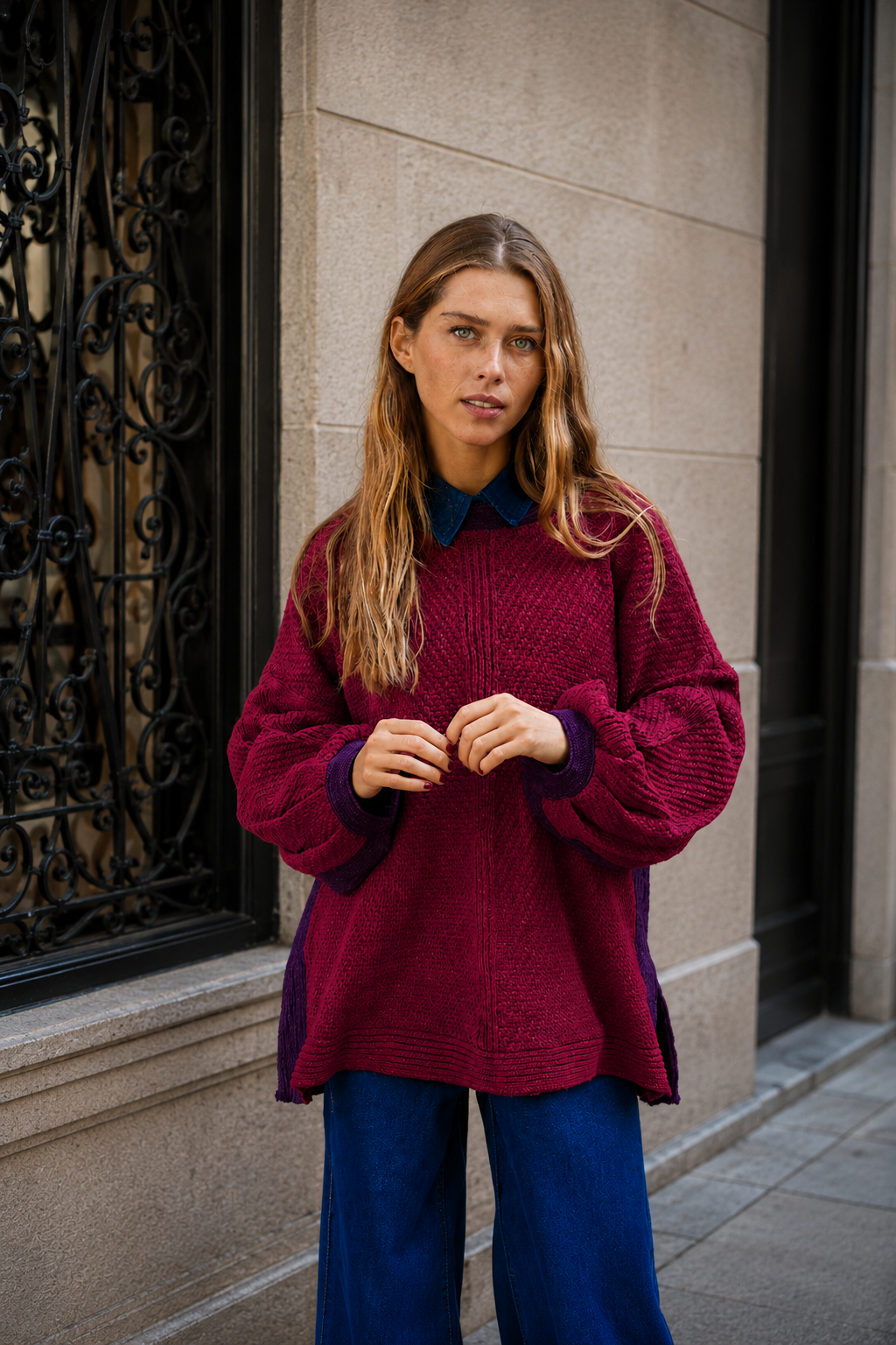 Sweater Lilian Ciruela