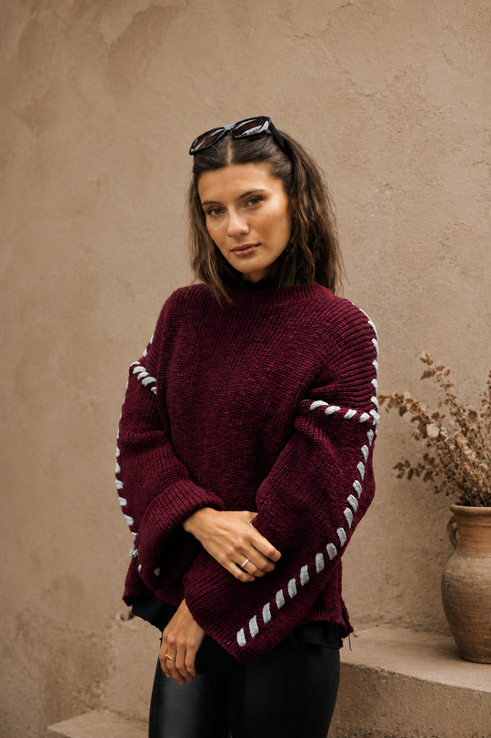 Sweater Berlín Burgundy
