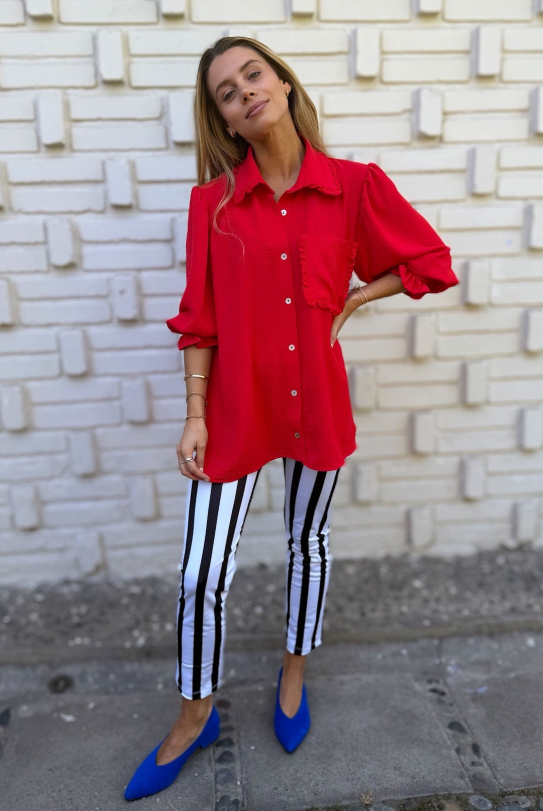 Leggings 3/4 Rayas