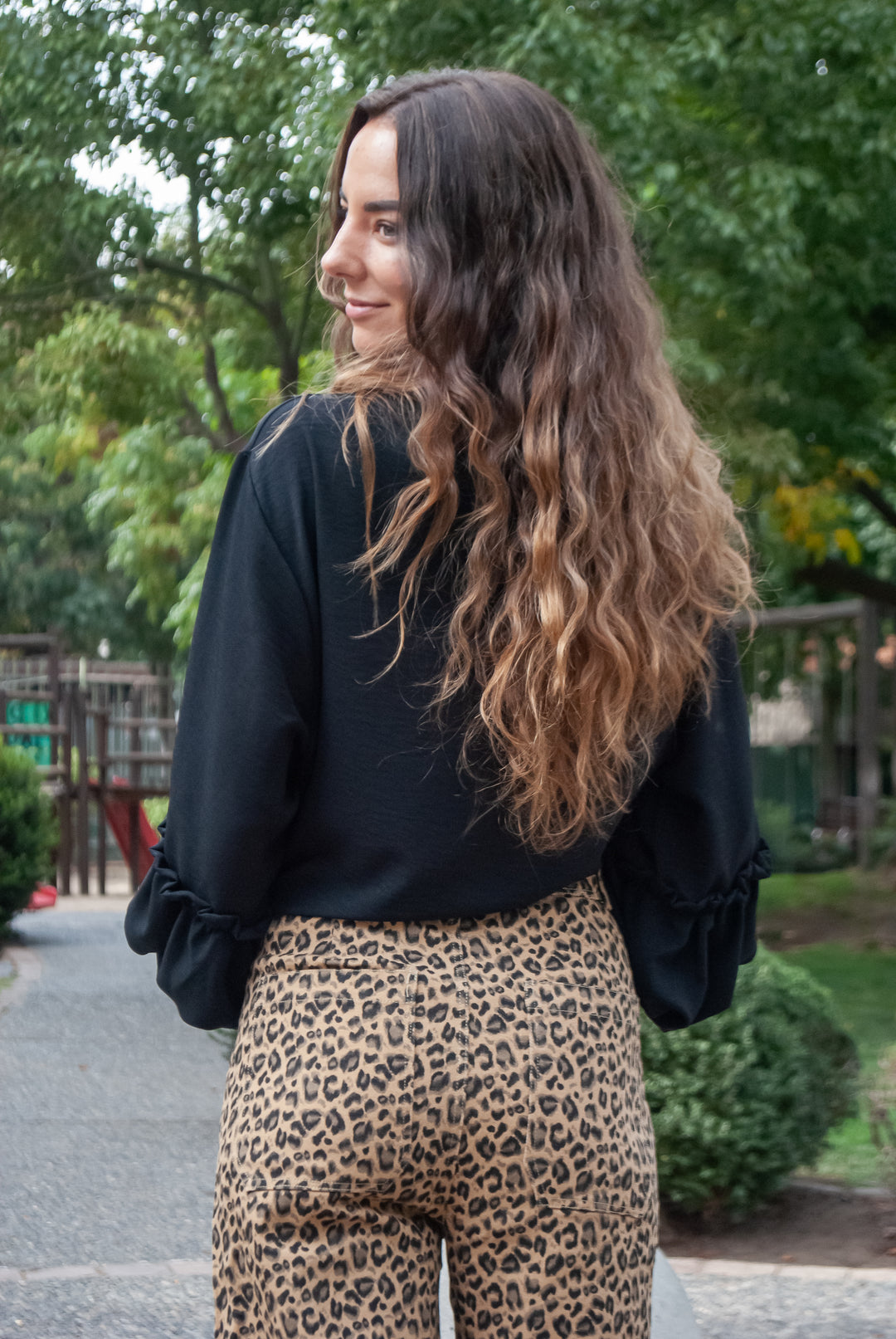 Pantalón leopardo Brown